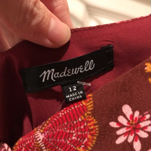 NWT Madewell Button-Down Cami Top Sz 12 - Picture 7 of 8